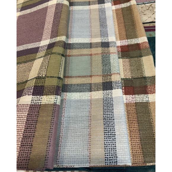 Mill Creek Fabrics Multi Color Fabric Lot Green Brown Purple Red Beige Blue - Picture 4 of 12